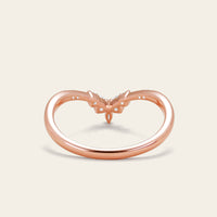 Art Deco Kite Cut Moissanite Engagement Ring Bridal Sets 3pcs-Nobel Yates