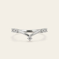 Art Deco Kite Cut Moissanite Engagement Ring Bridal Sets 3pcs-Nobel Yates