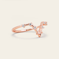 Half Rose Cut Kite Moissanite Art Deco Engagement Ring Sets 3pcs-Nobel Yates