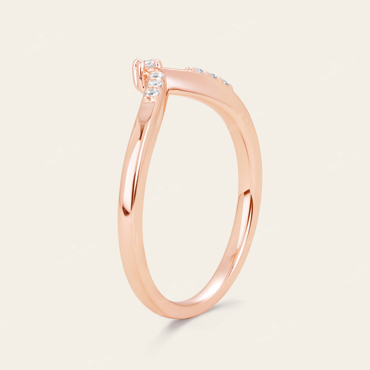 Kite Cut Moissanite Art Deco Bridal Sets Engagement Ring 2pcs-Nobel Yates