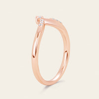 Kite Cut Moissanite Art Deco Bridal Sets Engagement Ring 2pcs-Nobel Yates