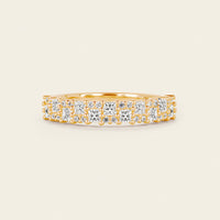 Mosaic Lab Diamond Square Eternity Art Deco Band