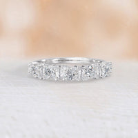 Art Deco Lab Diamond Mixed Cut Eternity Band