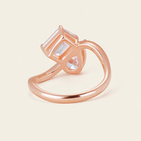 Toi et Moi IGI Lab-Grown Diamond Bypass Engagement Ring