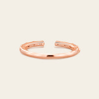 Baguette Lab Diamond Open Wedding Band 5